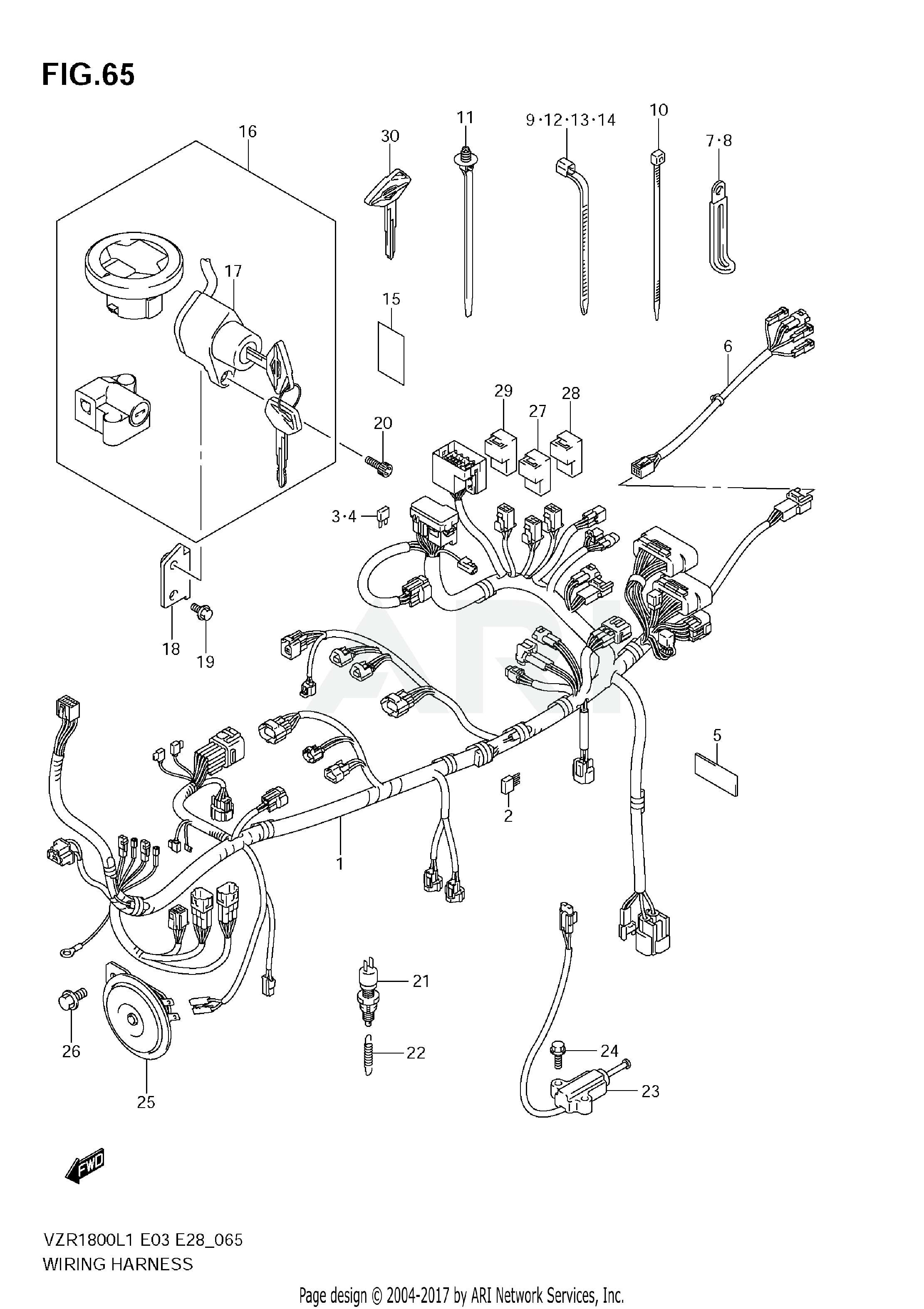 WIRING HARNESS (VZR1800Z L1 E33)