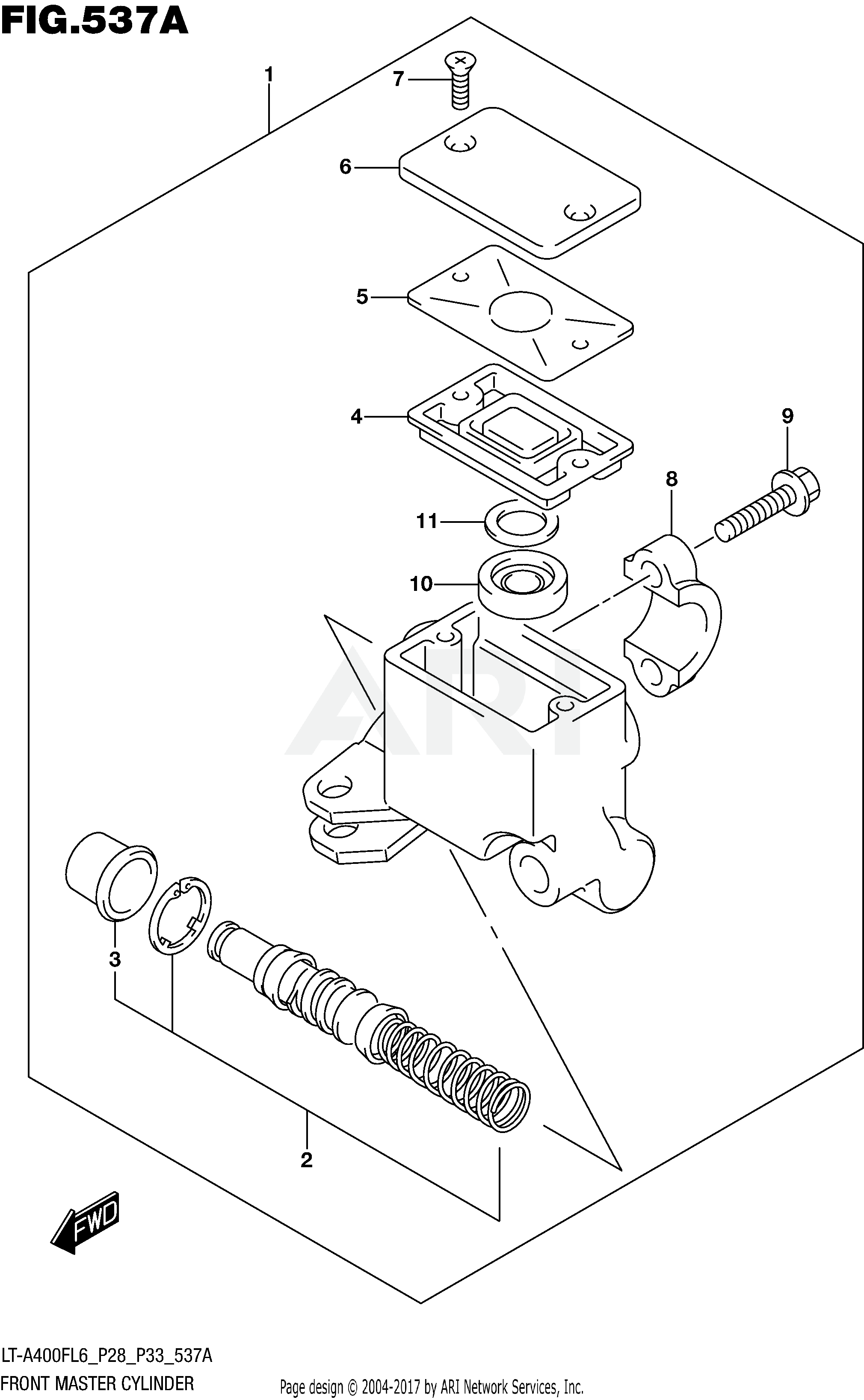 FRONT MASTER CYLINDER