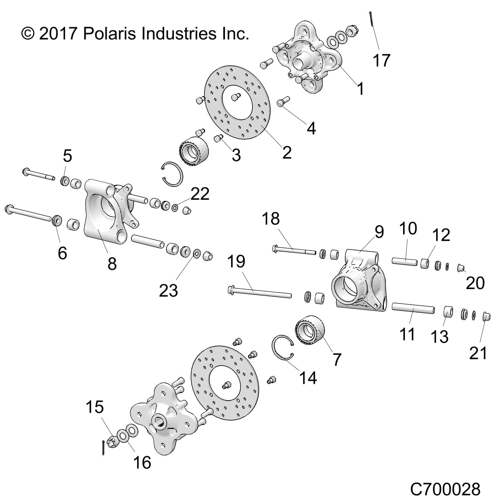 SUSPENSION, REAR CARRIER - R19RRM99AL (C700028)