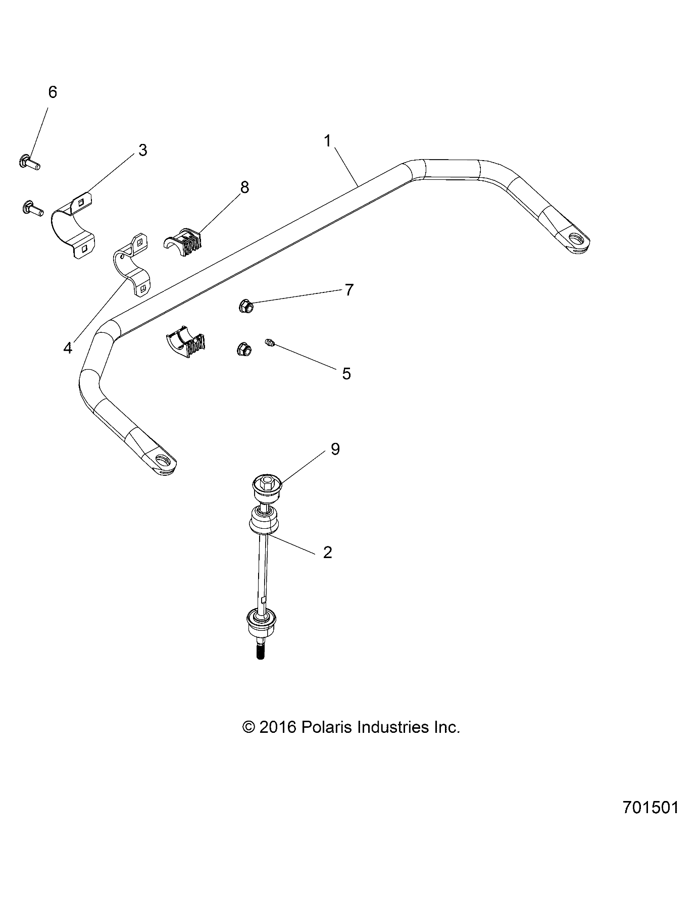 SUSPENSION, STABILIZER BAR - R19RMA50B4/B1 (701501)