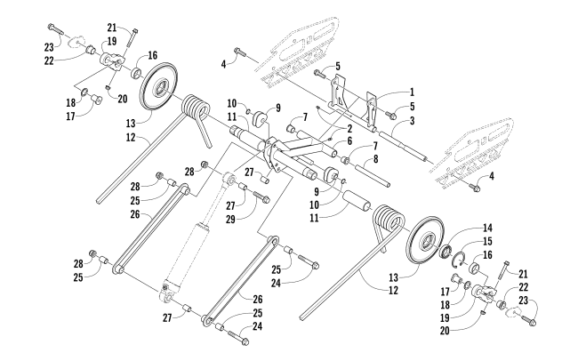 REAR SUSPENSION REAR ARM ASSEMBLY