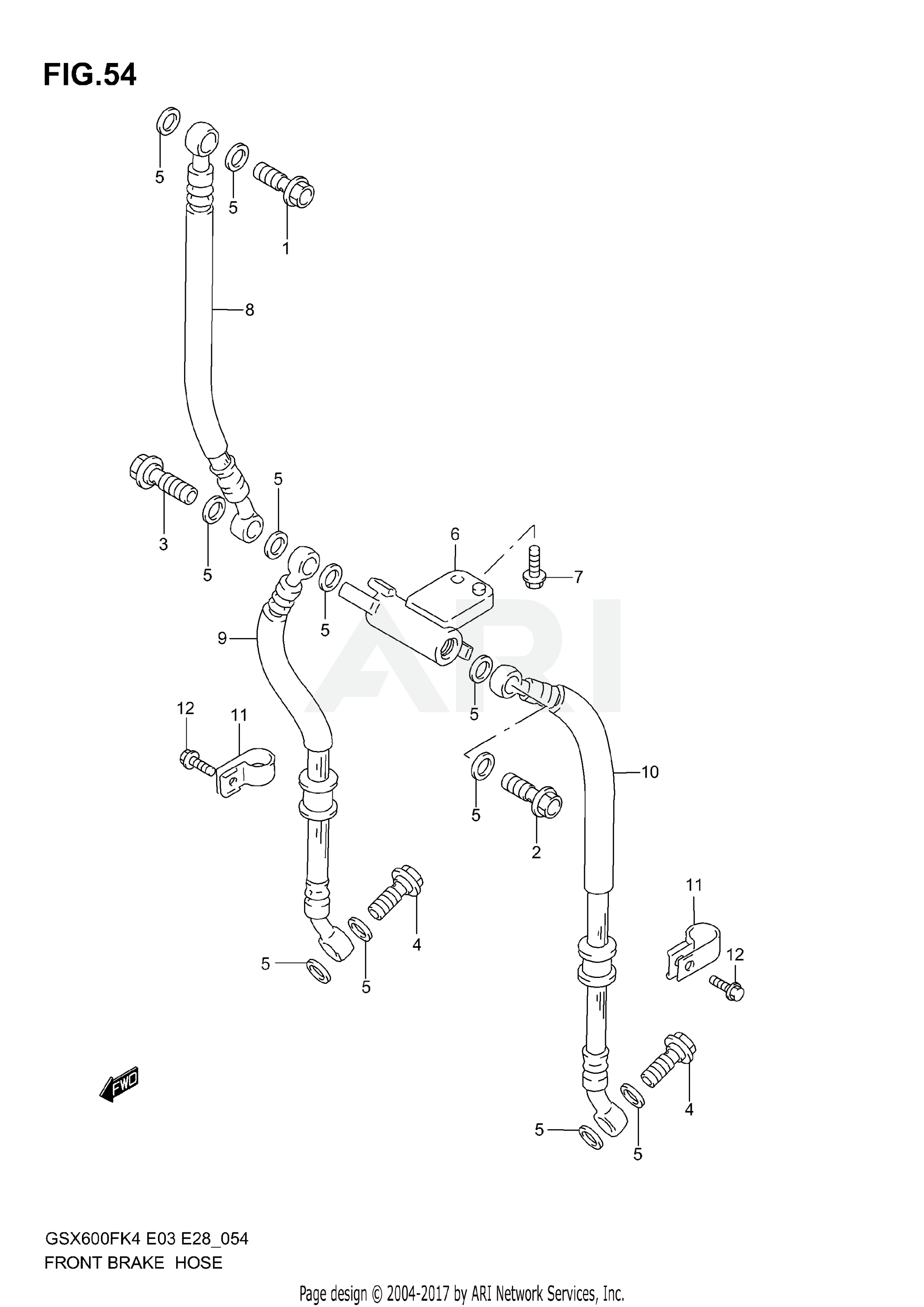 FRONT BRAKE HOSE