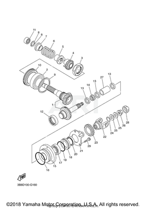 MIDDLE DRIVE GEAR