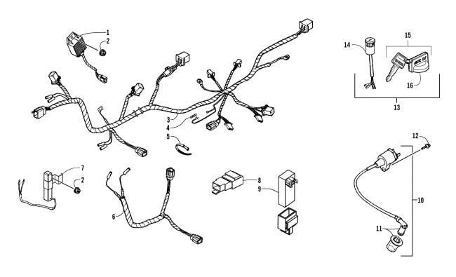 ELECTRICAL AND WIRING HARNESS ASSEMBLY