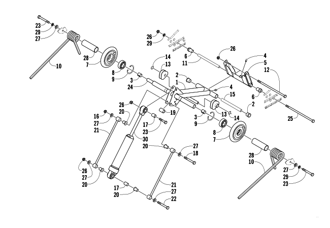 REAR SUSPENSION REAR ARM ASSEMBLY