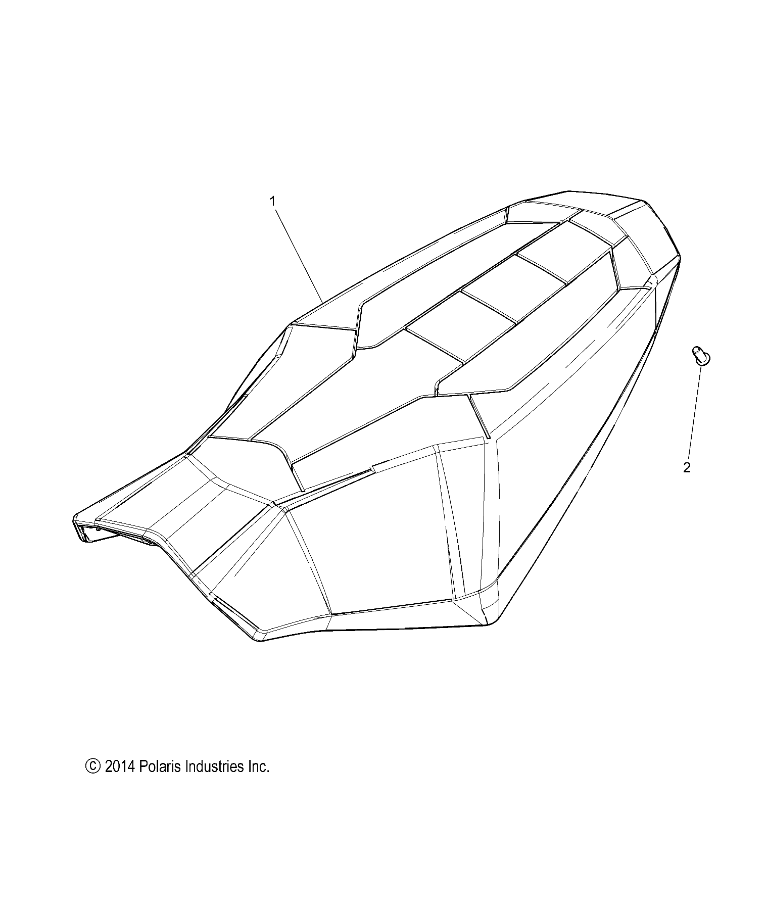 BODY, SEAT - S15DF6PEL (49SNOWSEAT15PROS)