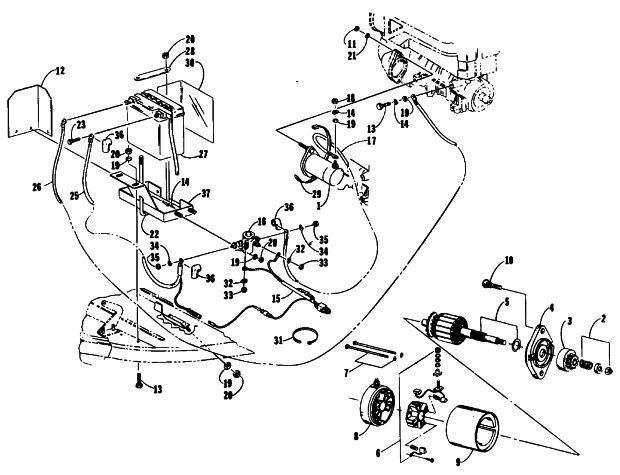 ELECTRIC START ASSEMBLY