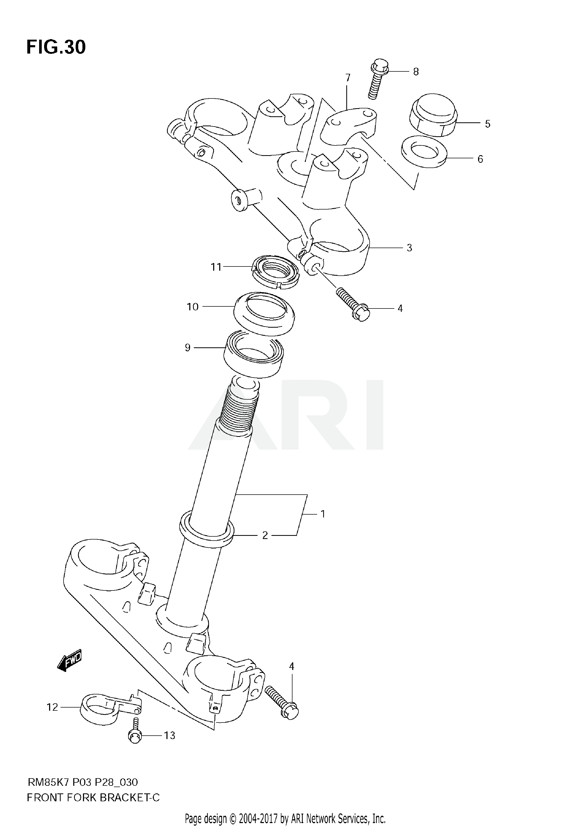 FRONT FORK BRACKET