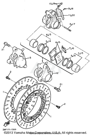 FRONT BRAKE CALIPER