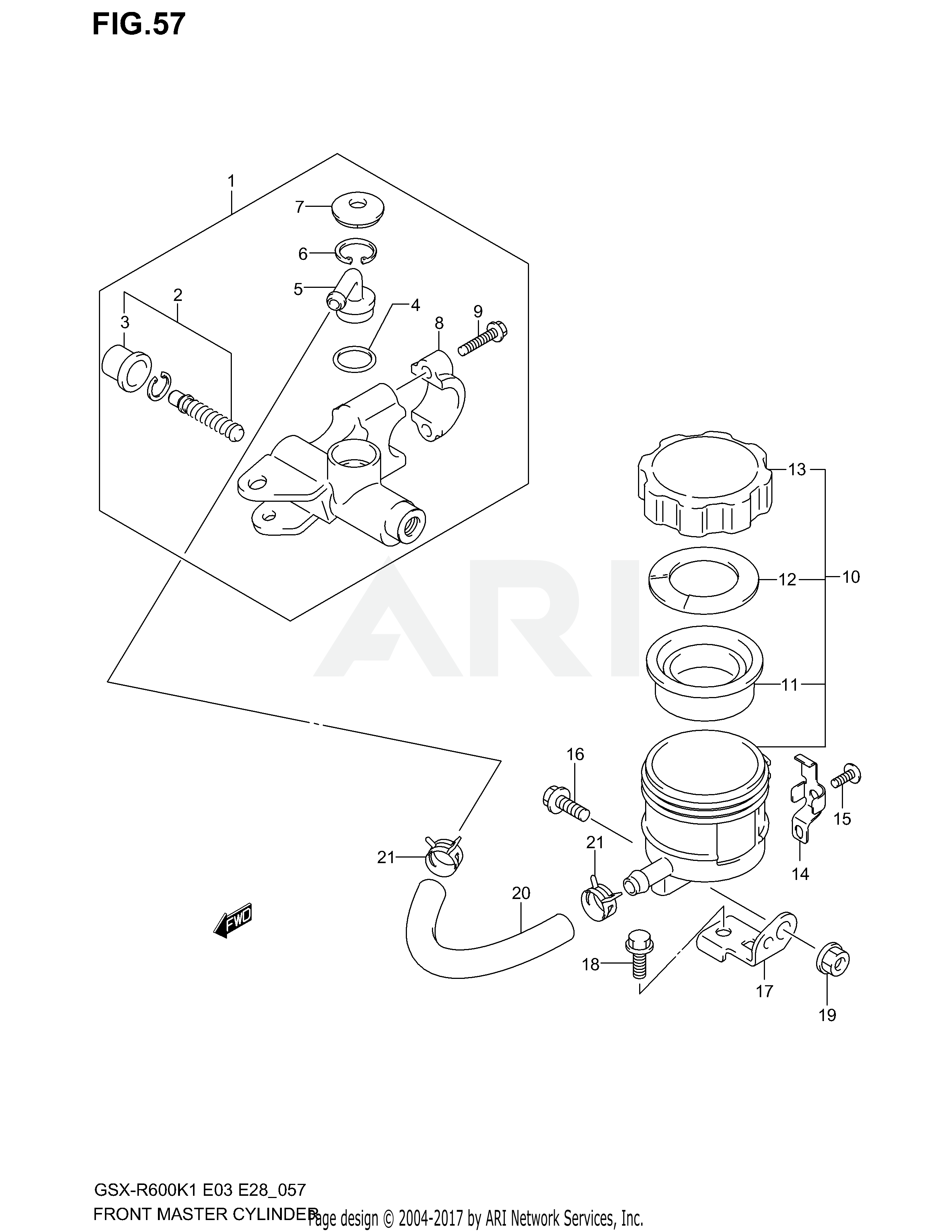 FRONT MASTER CYLINDER