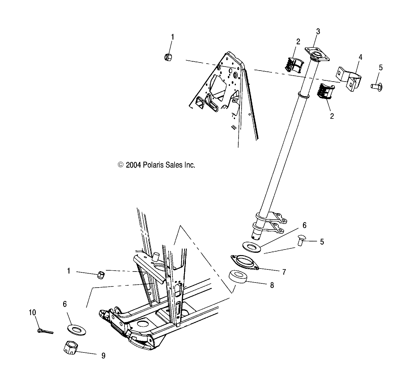 STEERING POST - A05BA25CA/CB (4994739473B11)