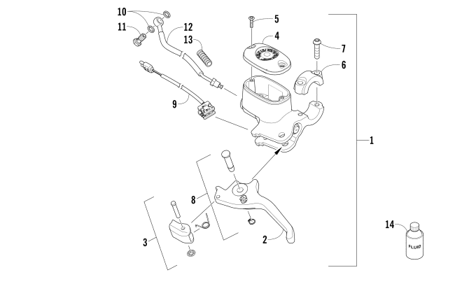 HYDRAULIC BRAKE CONTROL ASSEMBLY