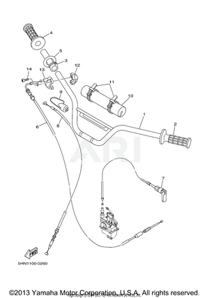 STEERING HANDLE CABLE