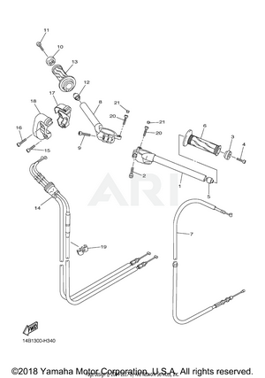 STEERING HANDLE CABLE