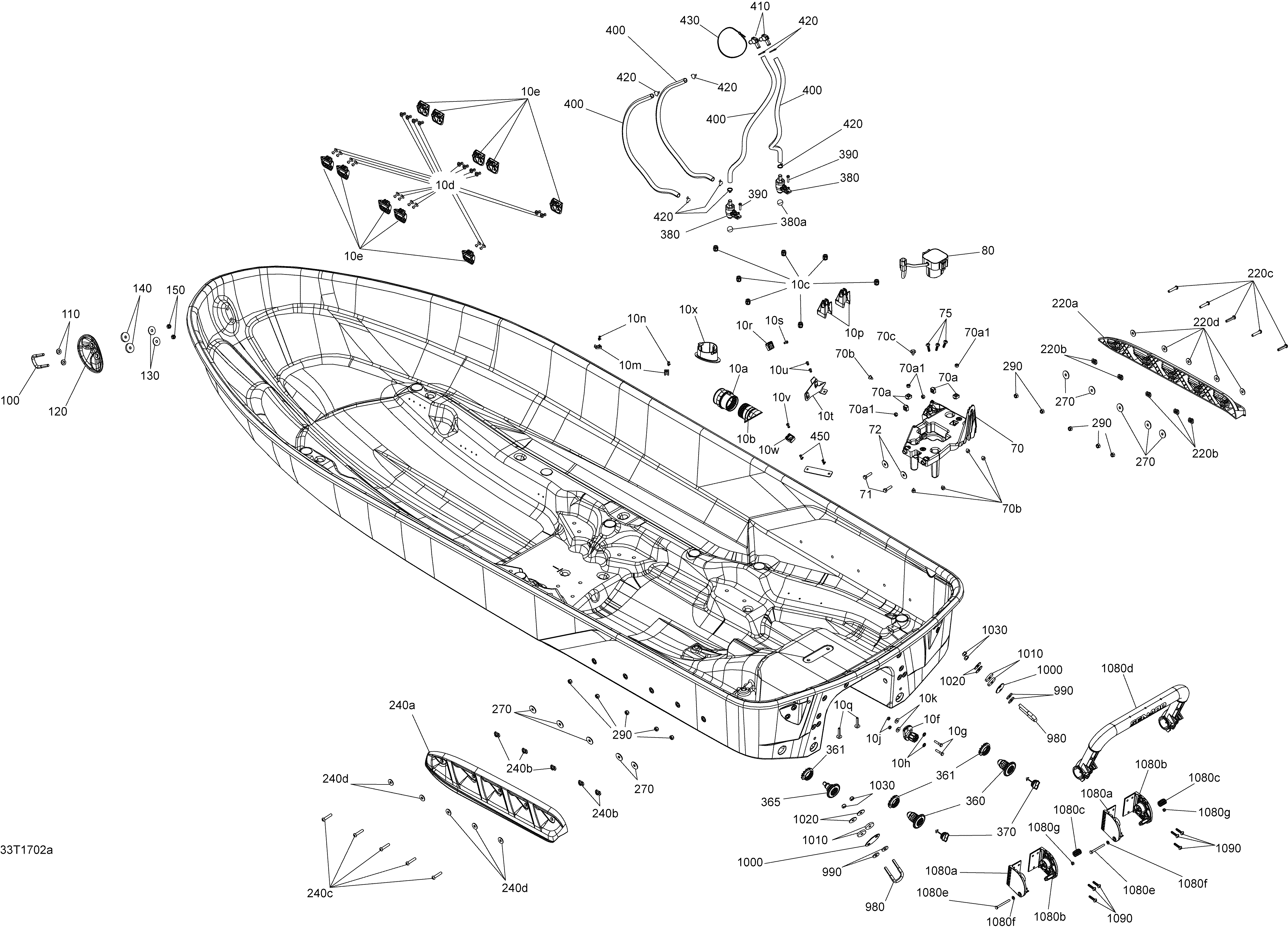 Hull - Model with Suspension