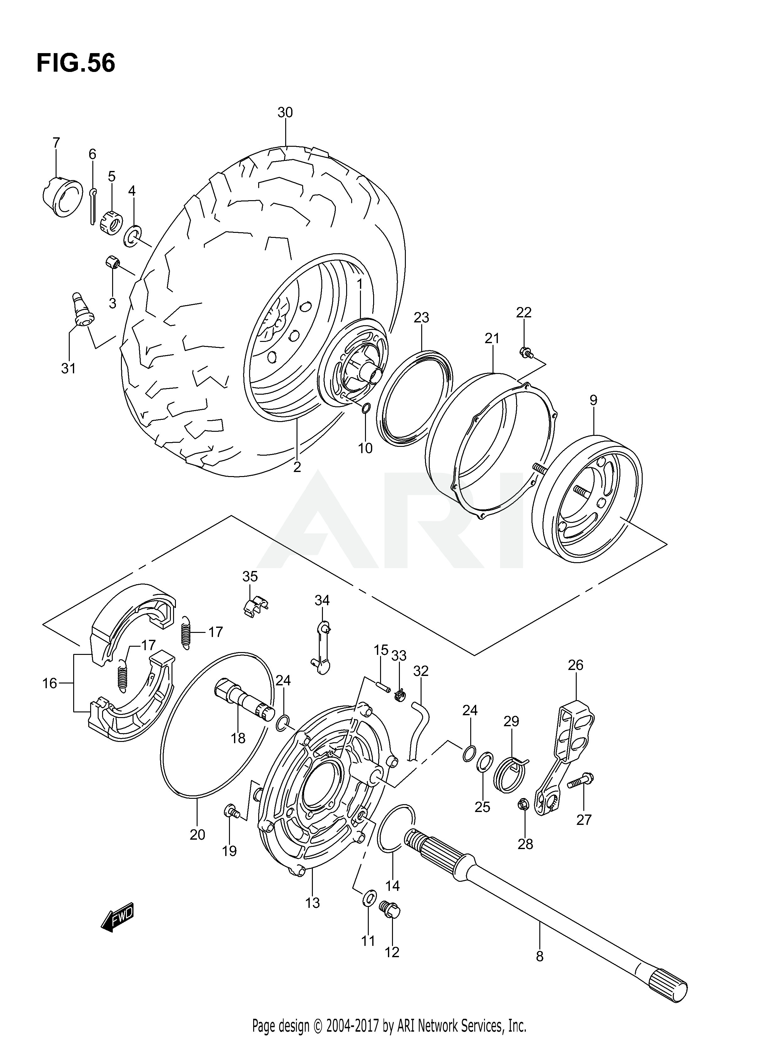 RIGHT REAR WHEEL