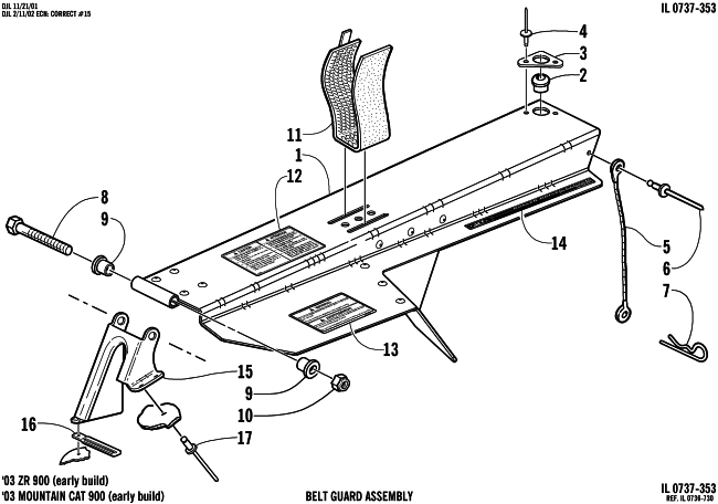 BELT GUARD ASSEMBLY