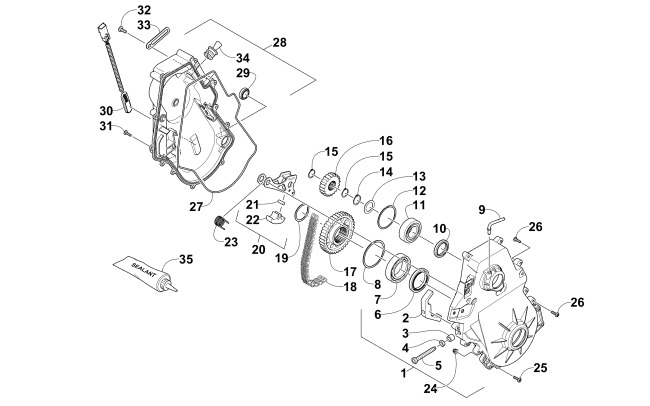 CHAIN CASE ASSEMBLY