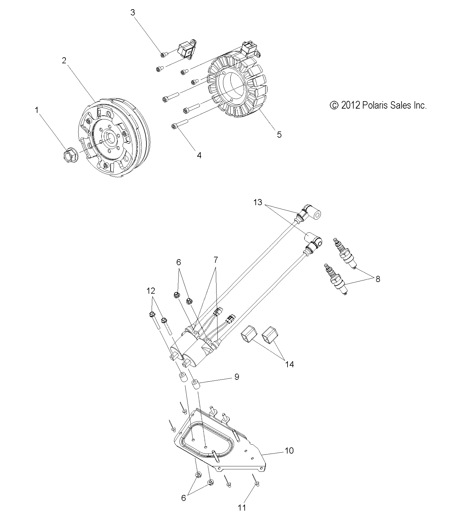 ELECTRICAL, IGNITION SYSTEM - S13BR6GSA/GSL (49SNOWIGNITION13600SB)