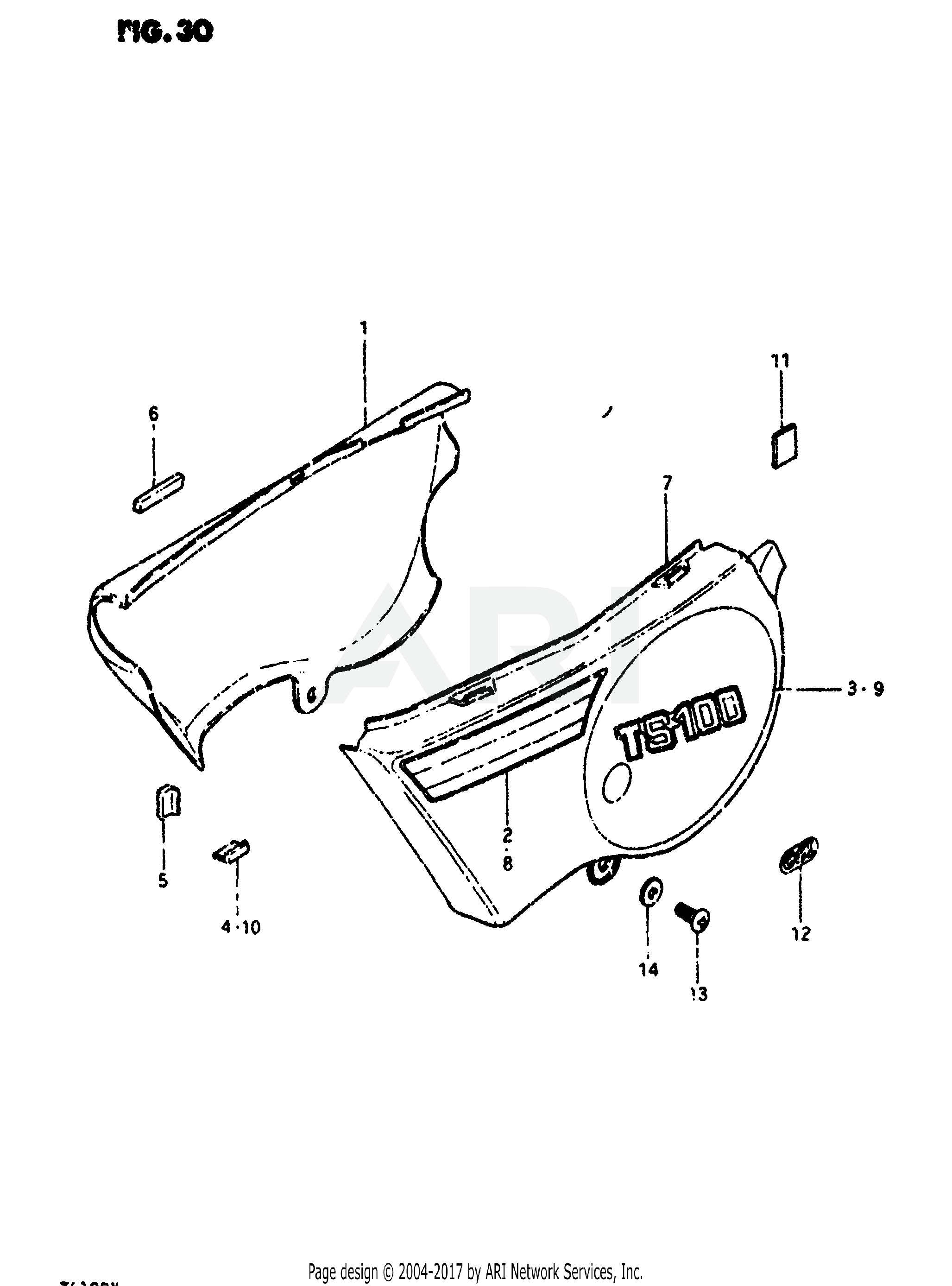 FRAME COVER (TS100X)