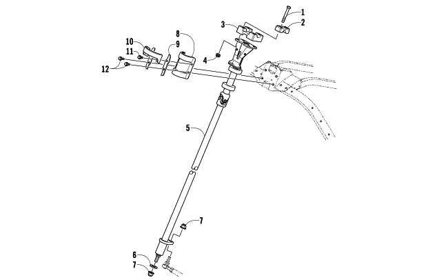 STEERING POST ASSEMBLY