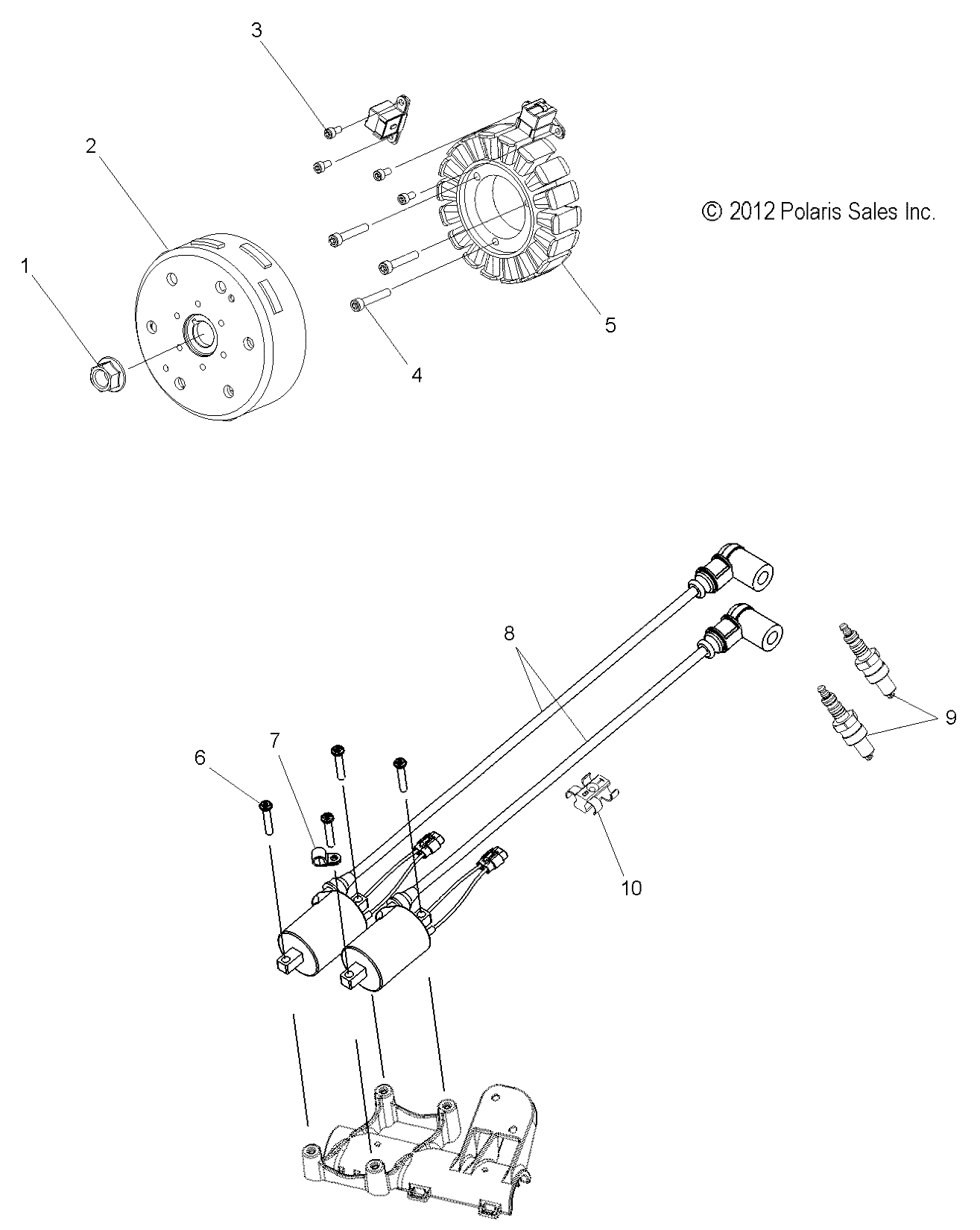 ELECTRICAL, IGNITION SYSTEM - S19CBA6GSL (49SNOWIGNITION13RMKASLT)