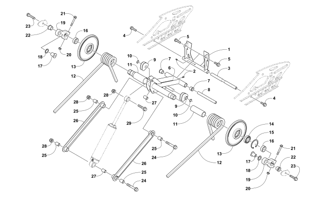 REAR SUSPENSION REAR ARM ASSEMBLY