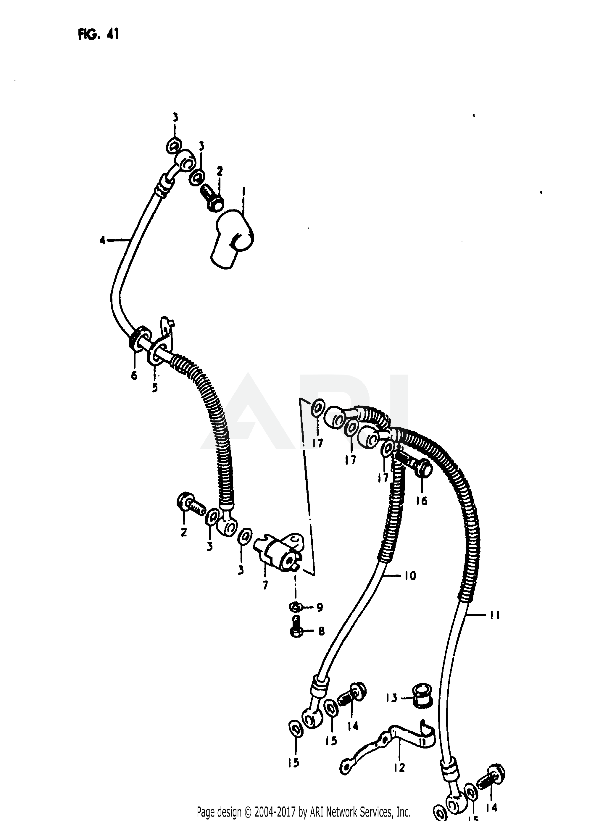 FRONT BRAKE HOSE