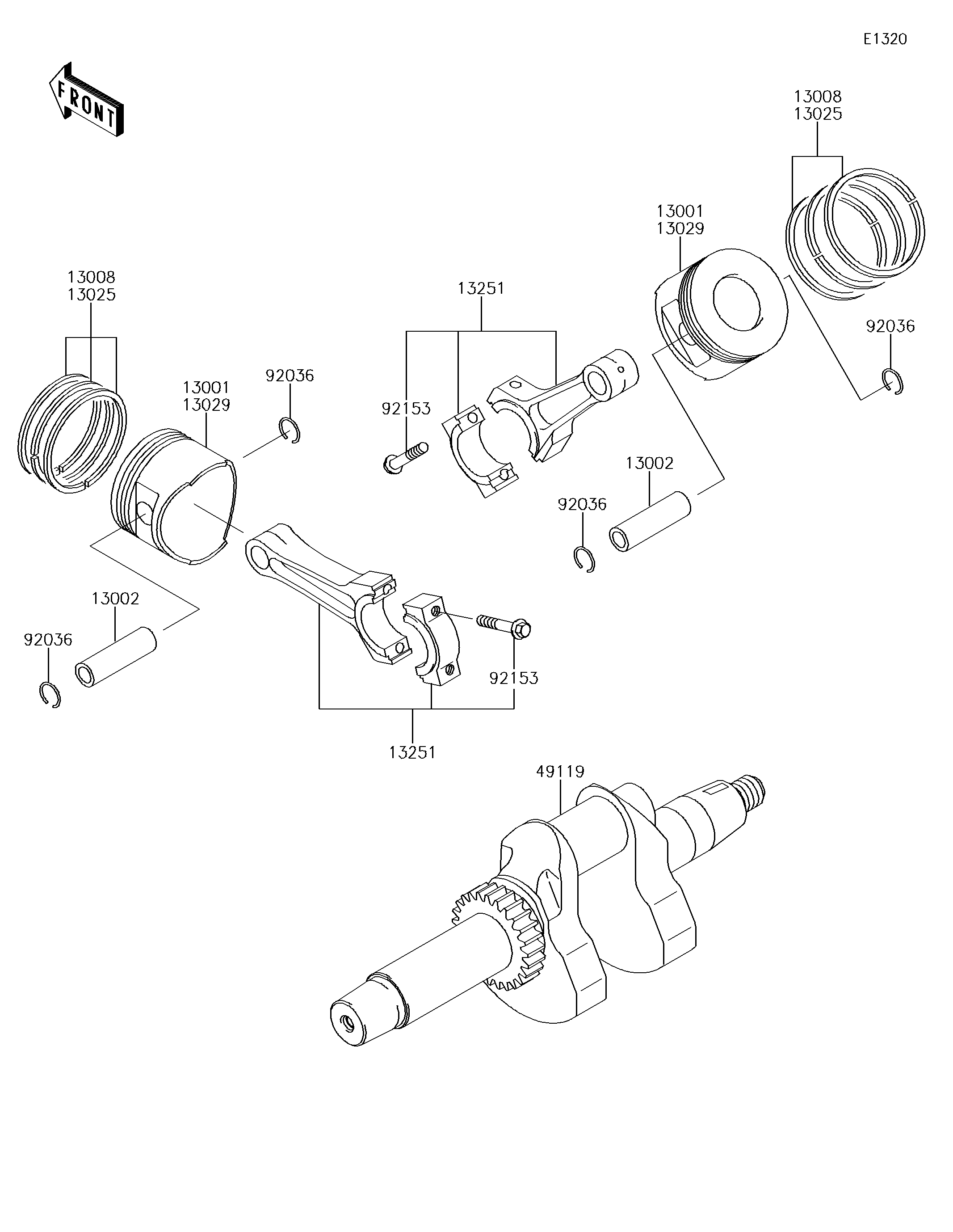 Crankshaft/Piston(s)