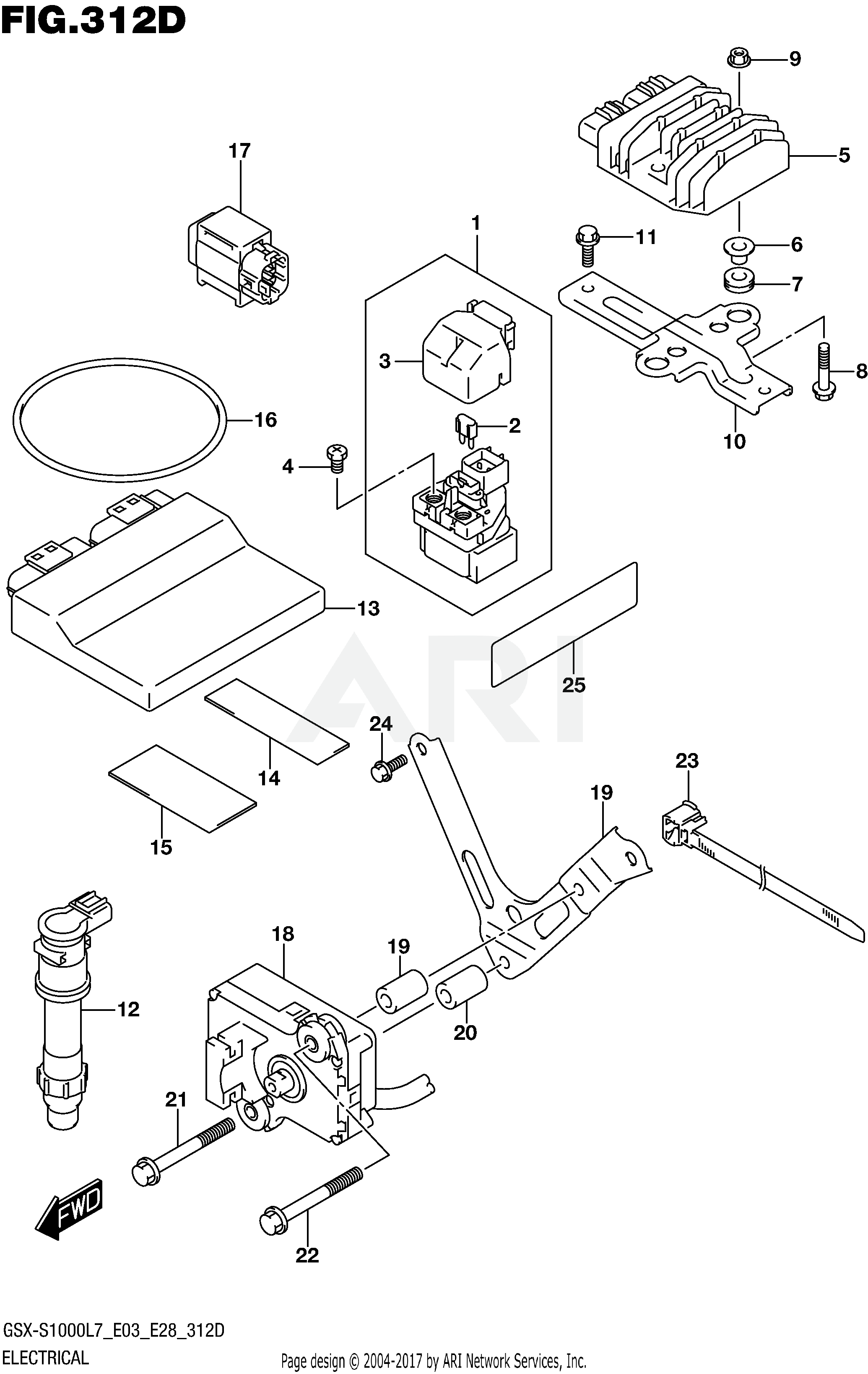 ELECTRICAL (GSX-S1000AL7 E33)