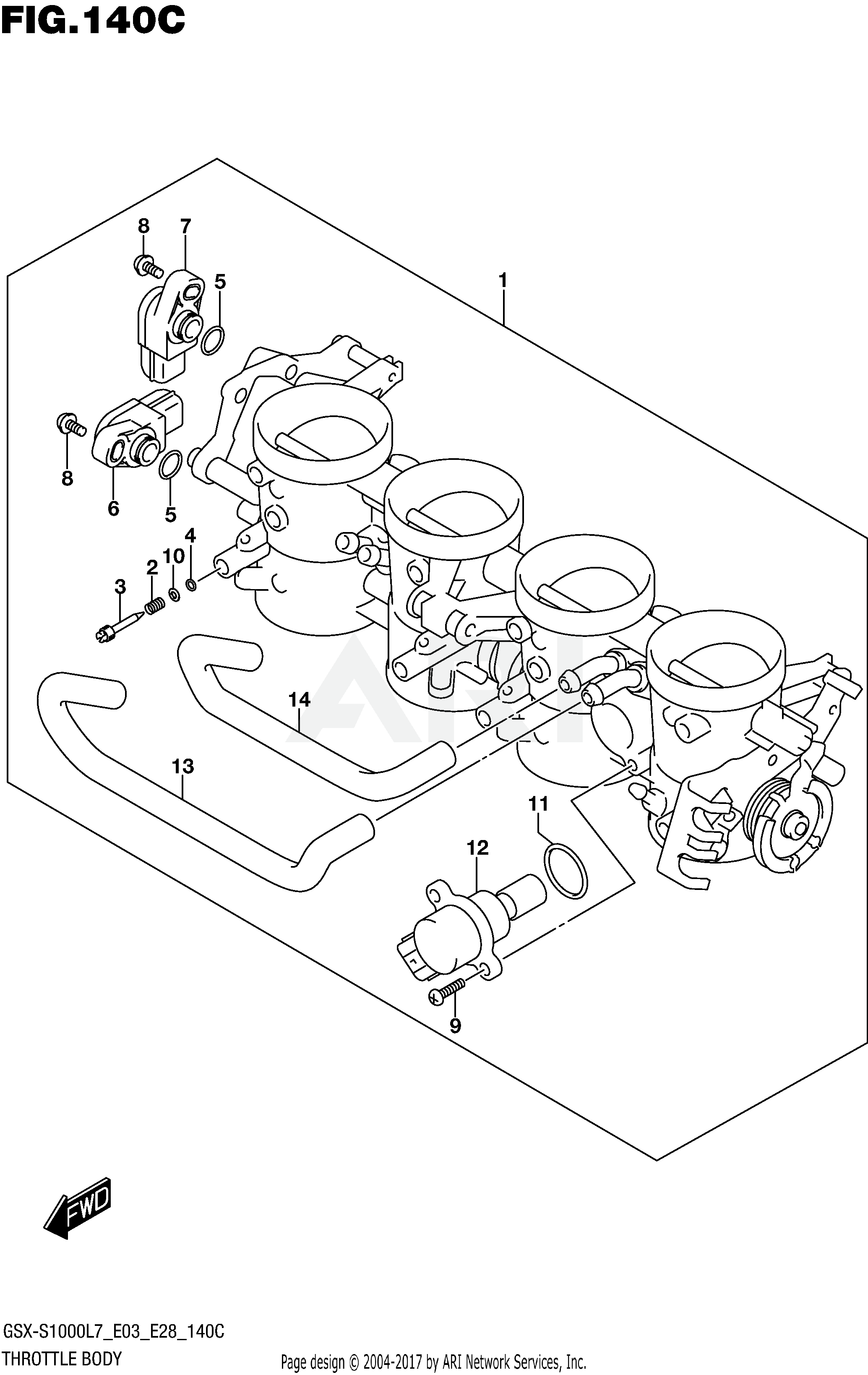 THROTTLE BODY (GSX-S1000AL7 E28)