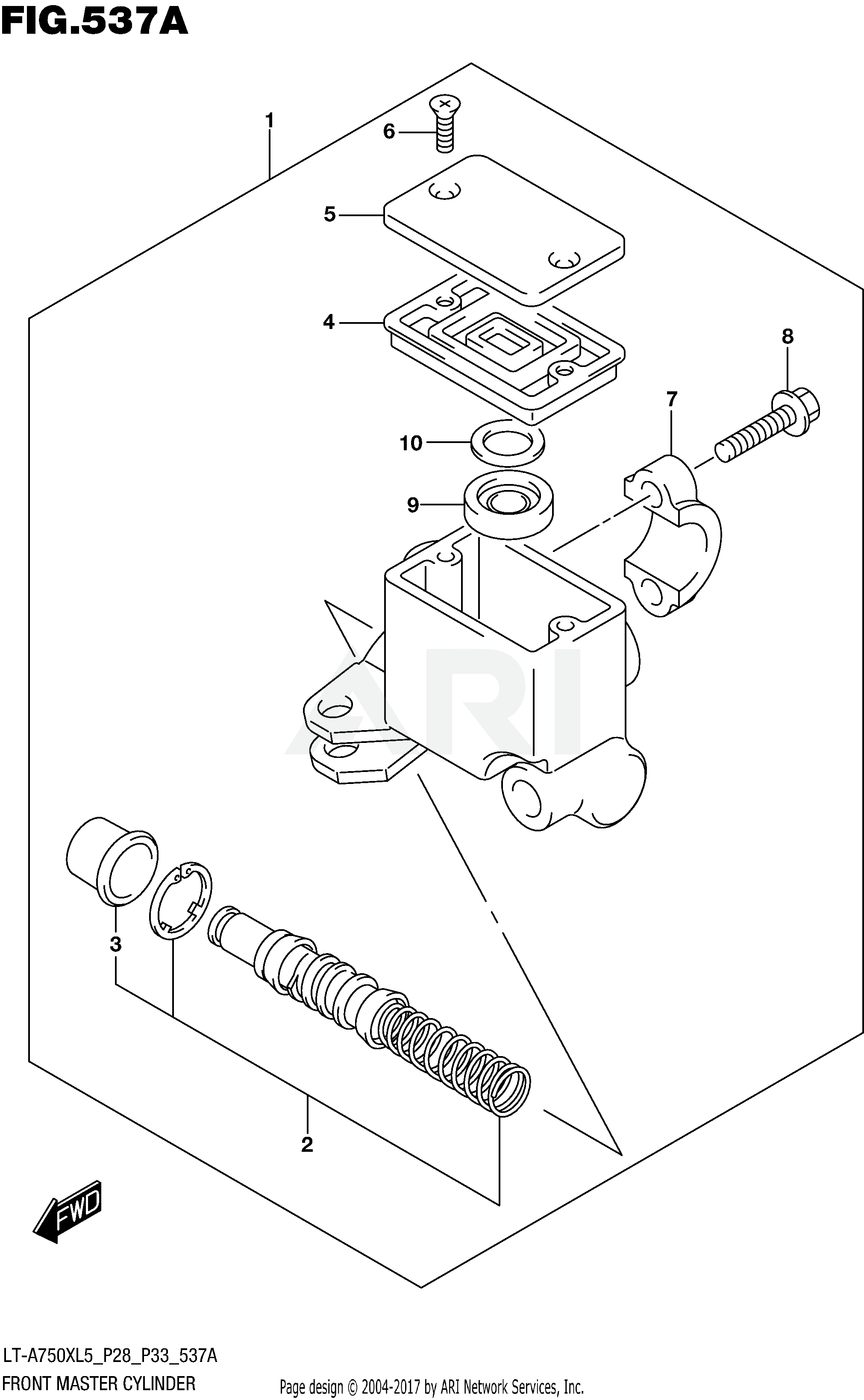 FRONT MASTER CYLINDER