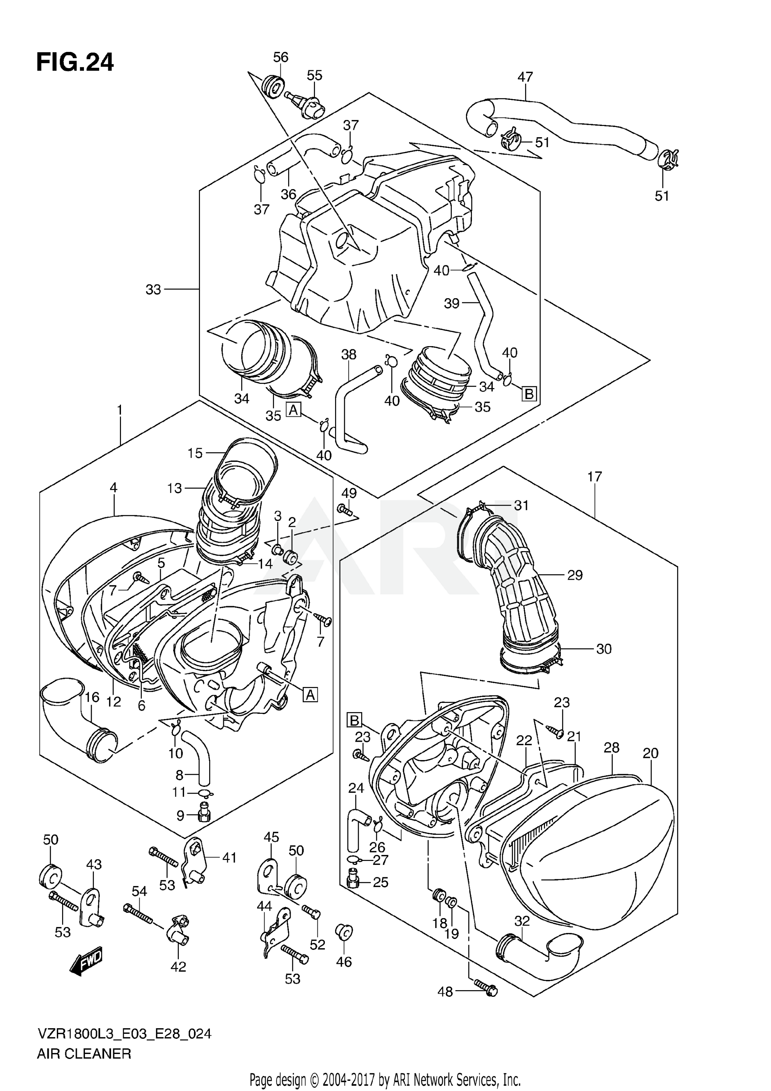 AIR CLEANER (VZR1800ZL3 E33)