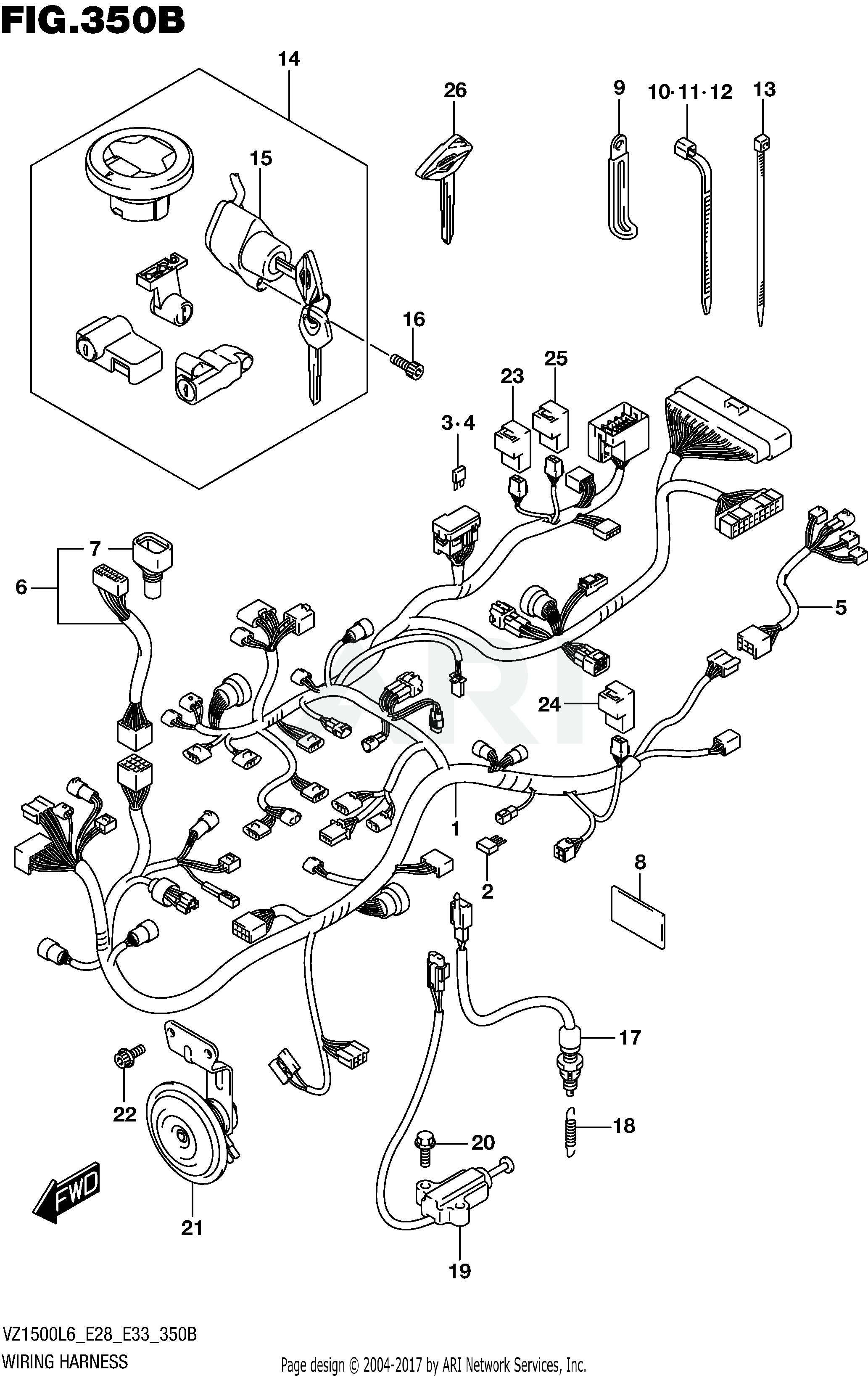 WIRING HARNESS (VZ1500L6 E33)