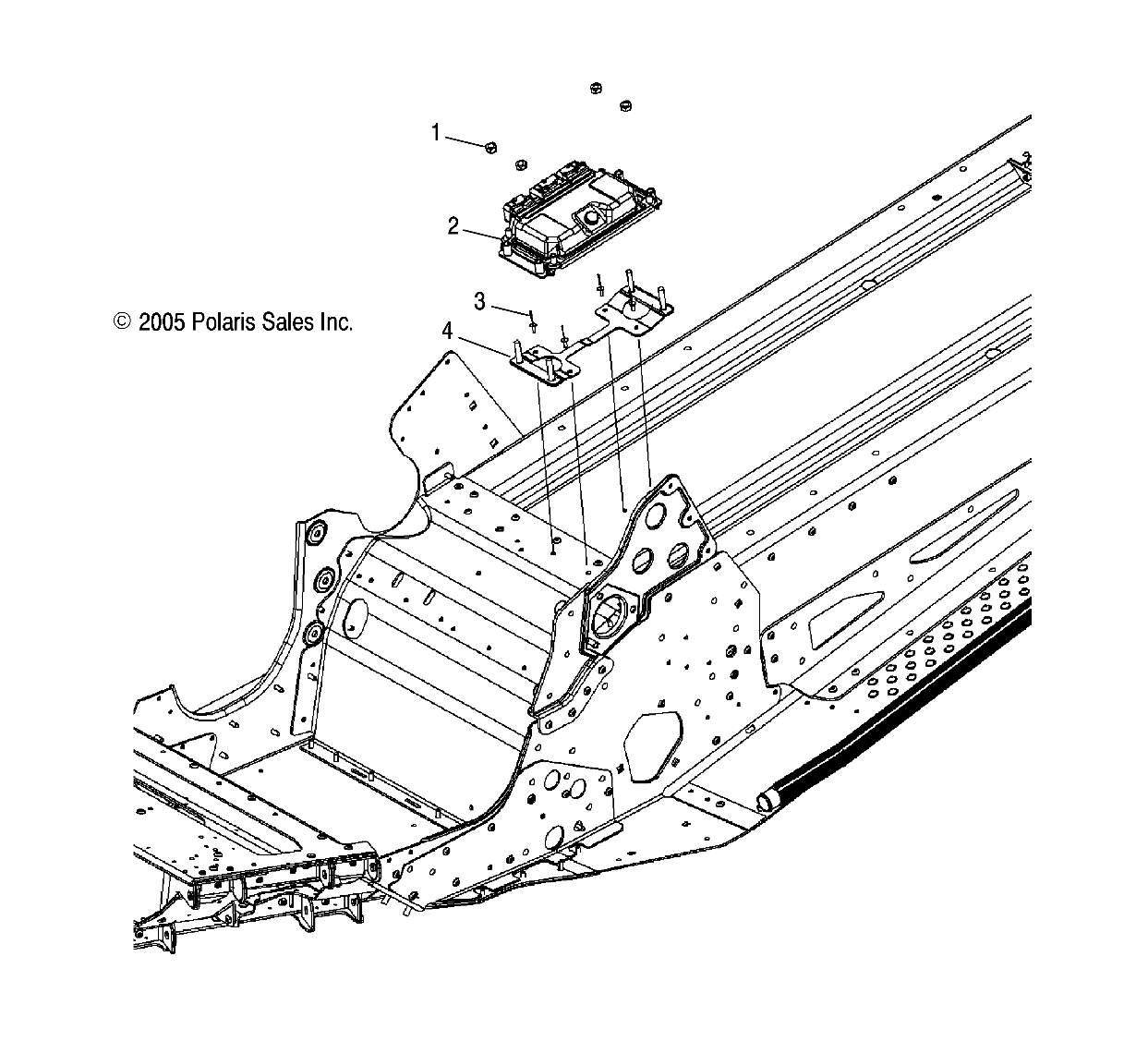 ELECTRICAL, ECU MOUNTING - S08PY7FS/FE (4997479747C07)