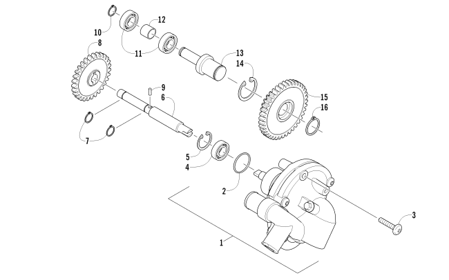 WATER PUMP ASSEMBLY (ENGINE SERIAL NO. 20101690 AND UP)