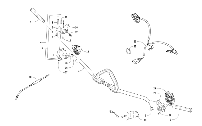 HANDLEBAR AND CONTROLS