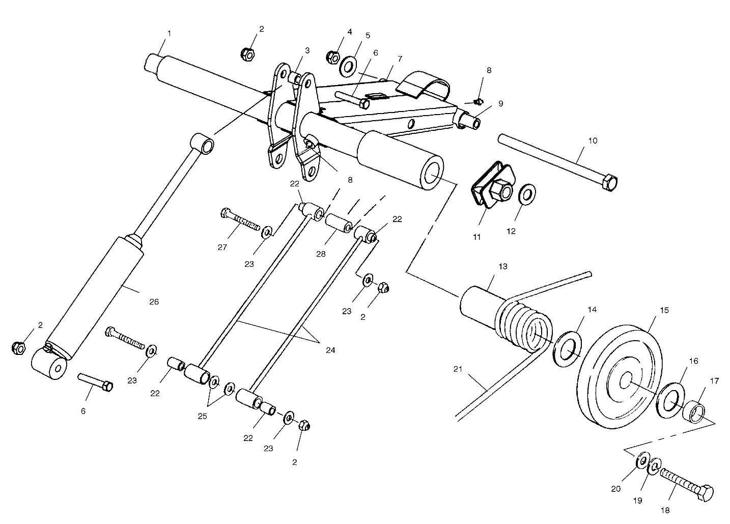 REAR TORQUE ARM - S00LB4AS (4953895389b008)