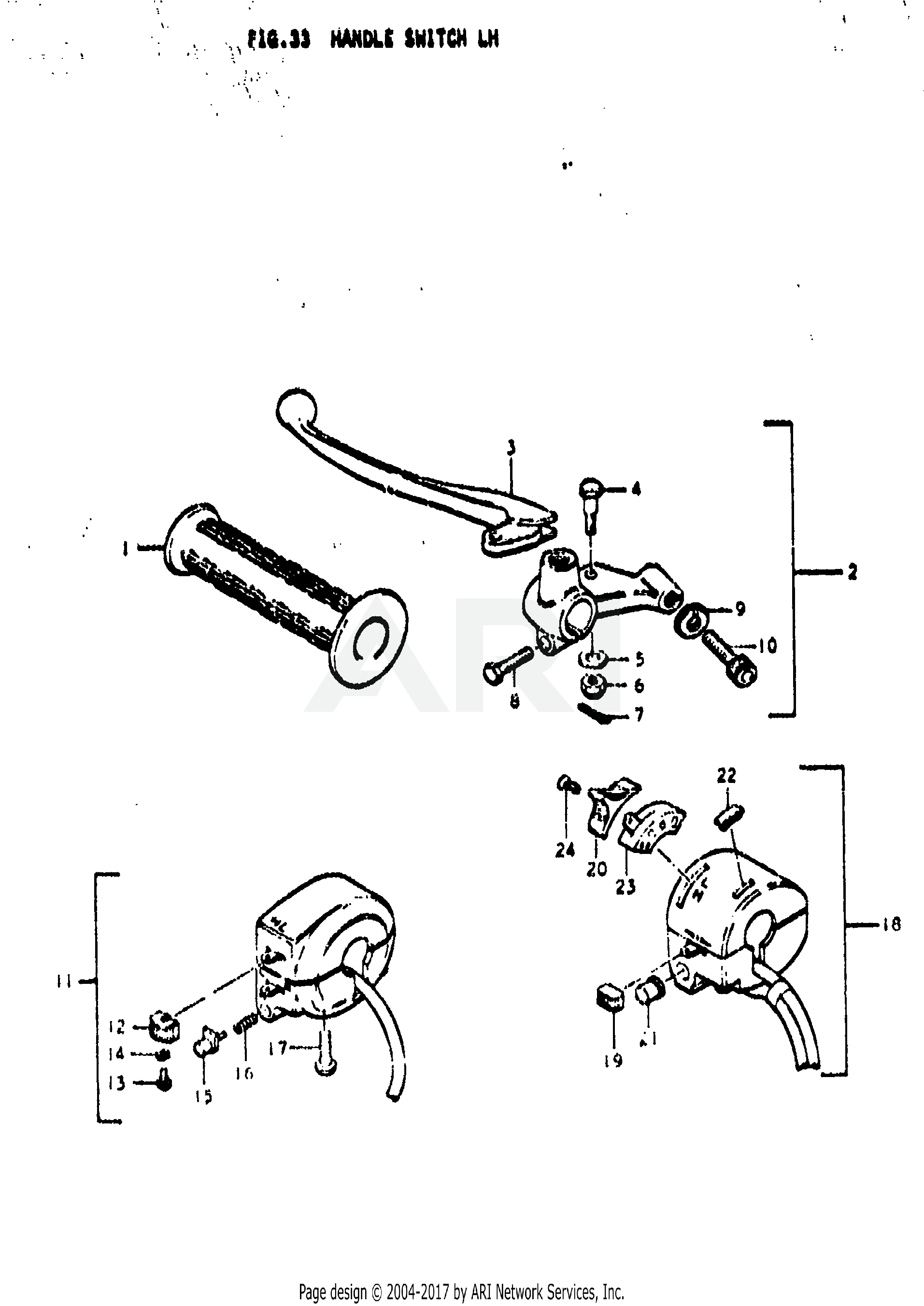 HANDLE SWITCH LH