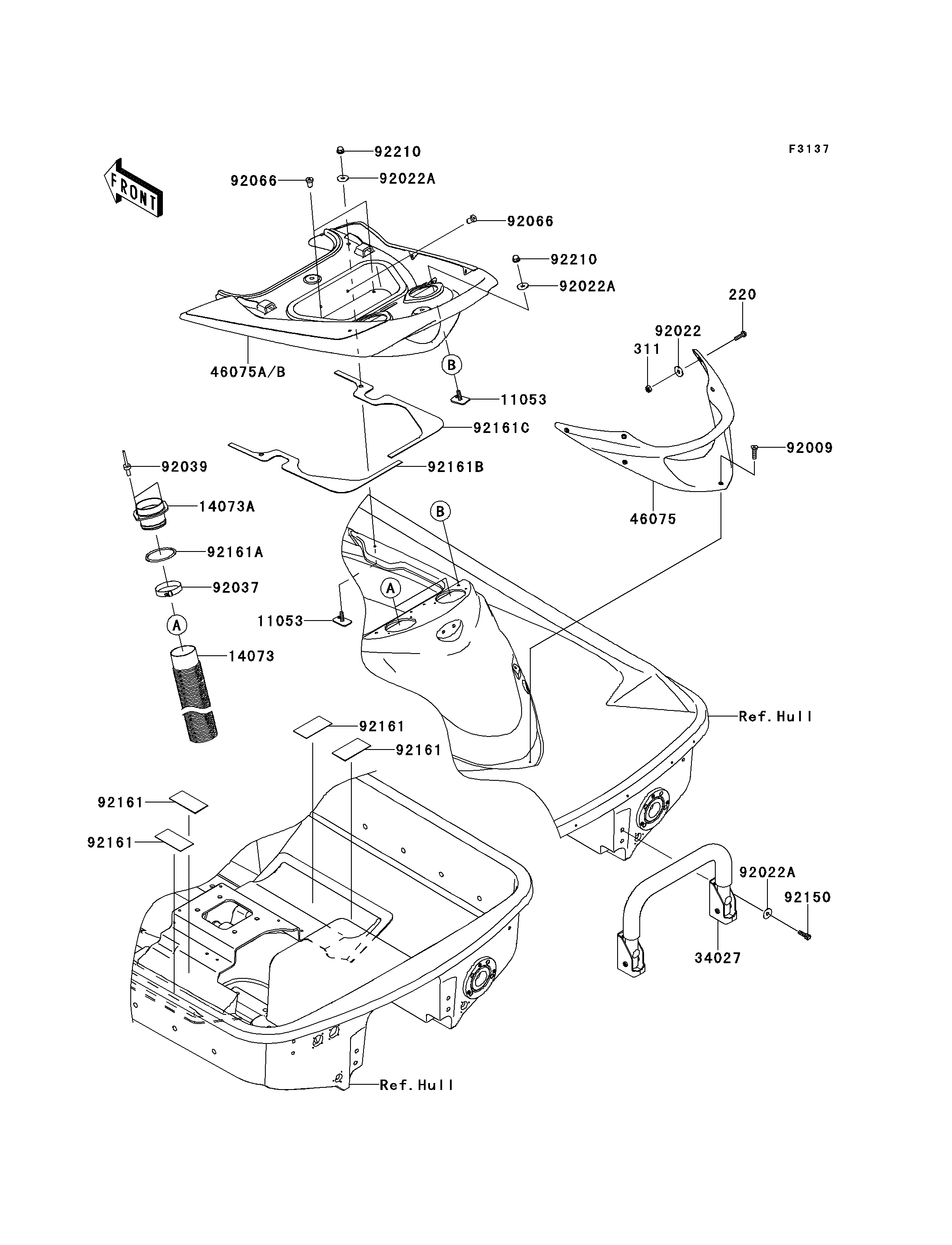 Hull Rear Fittings