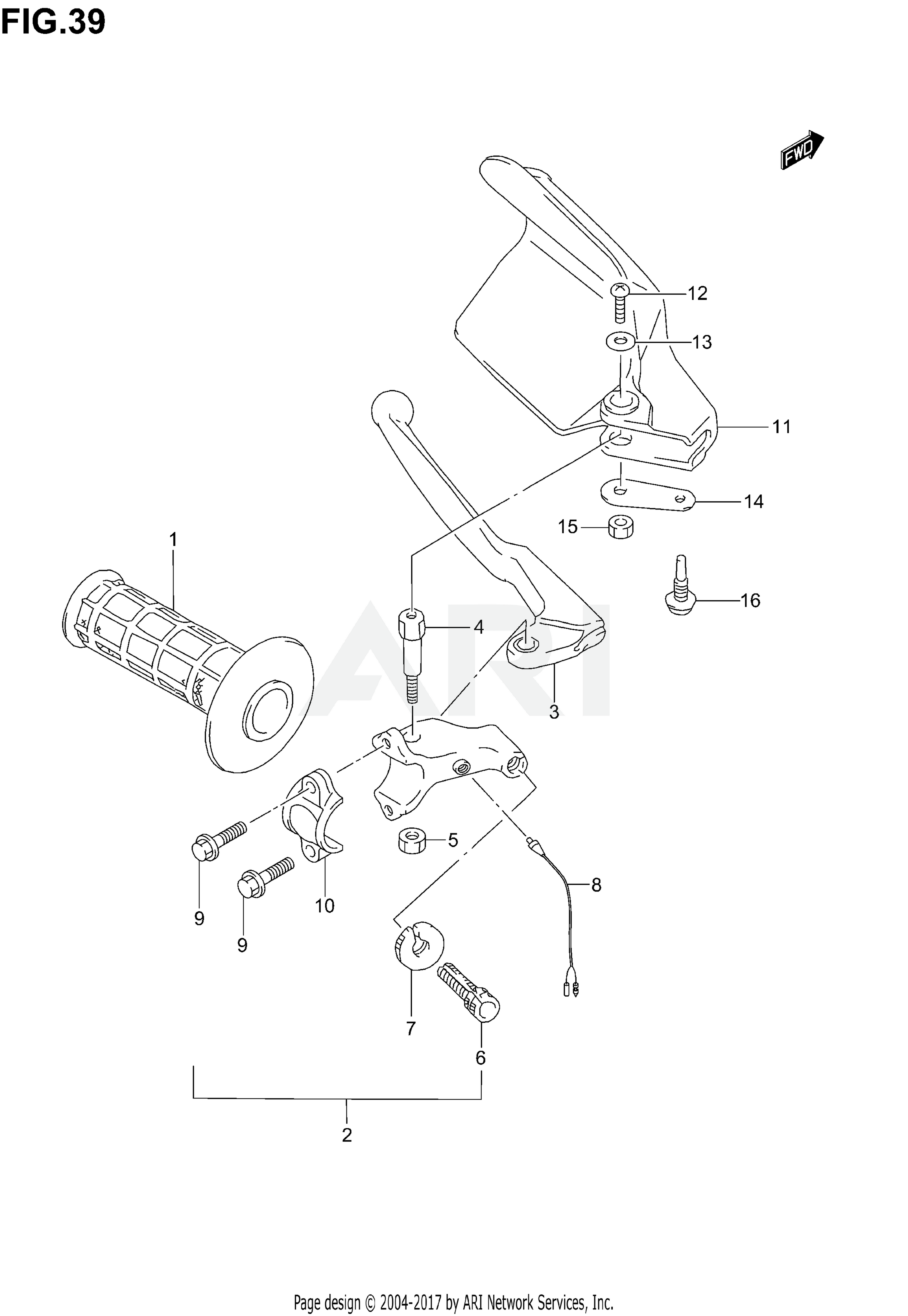 LH HANDLE LEVER