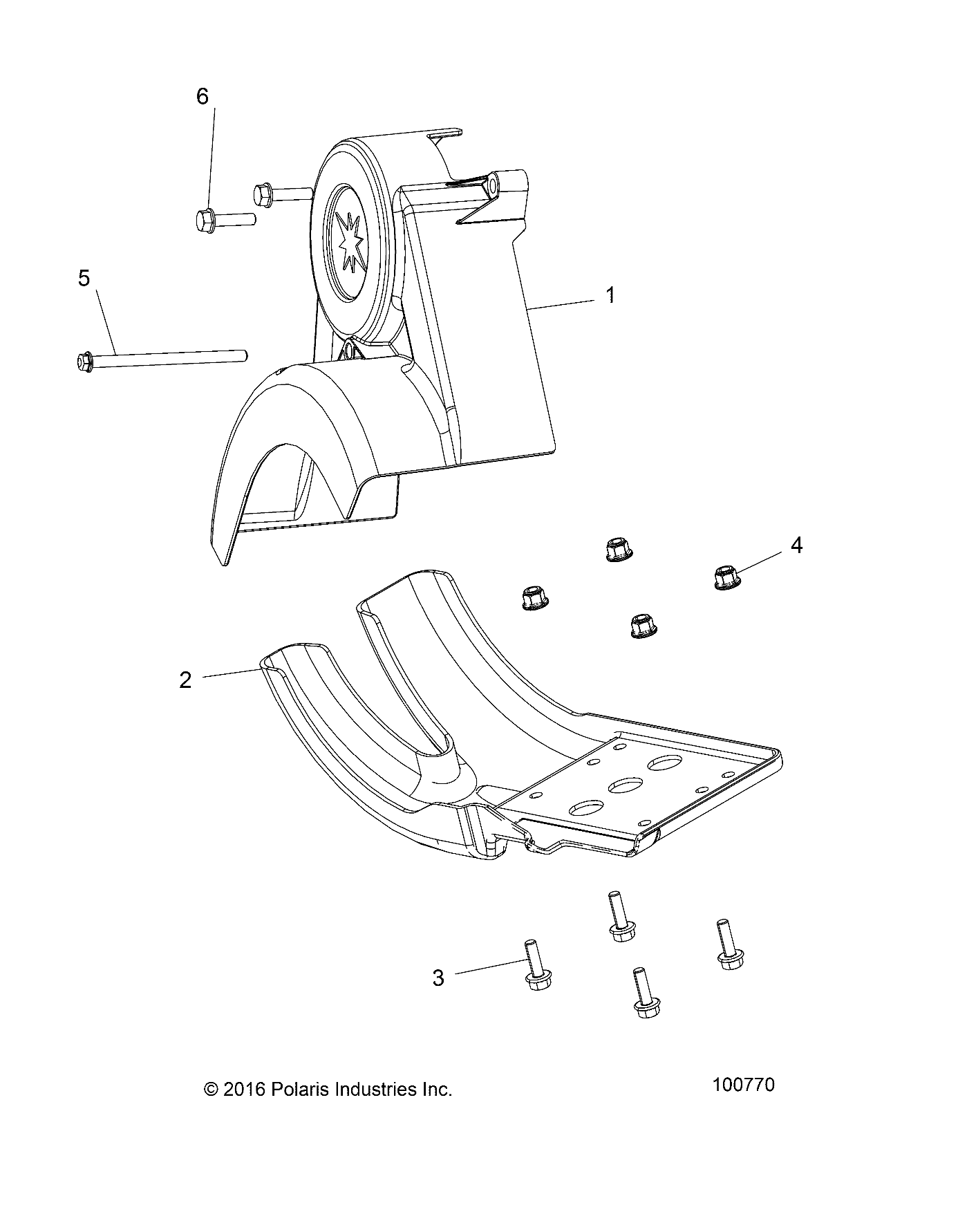 DRIVE TRAIN, CHAIN GUARD - A18HAA15N7 (100770)