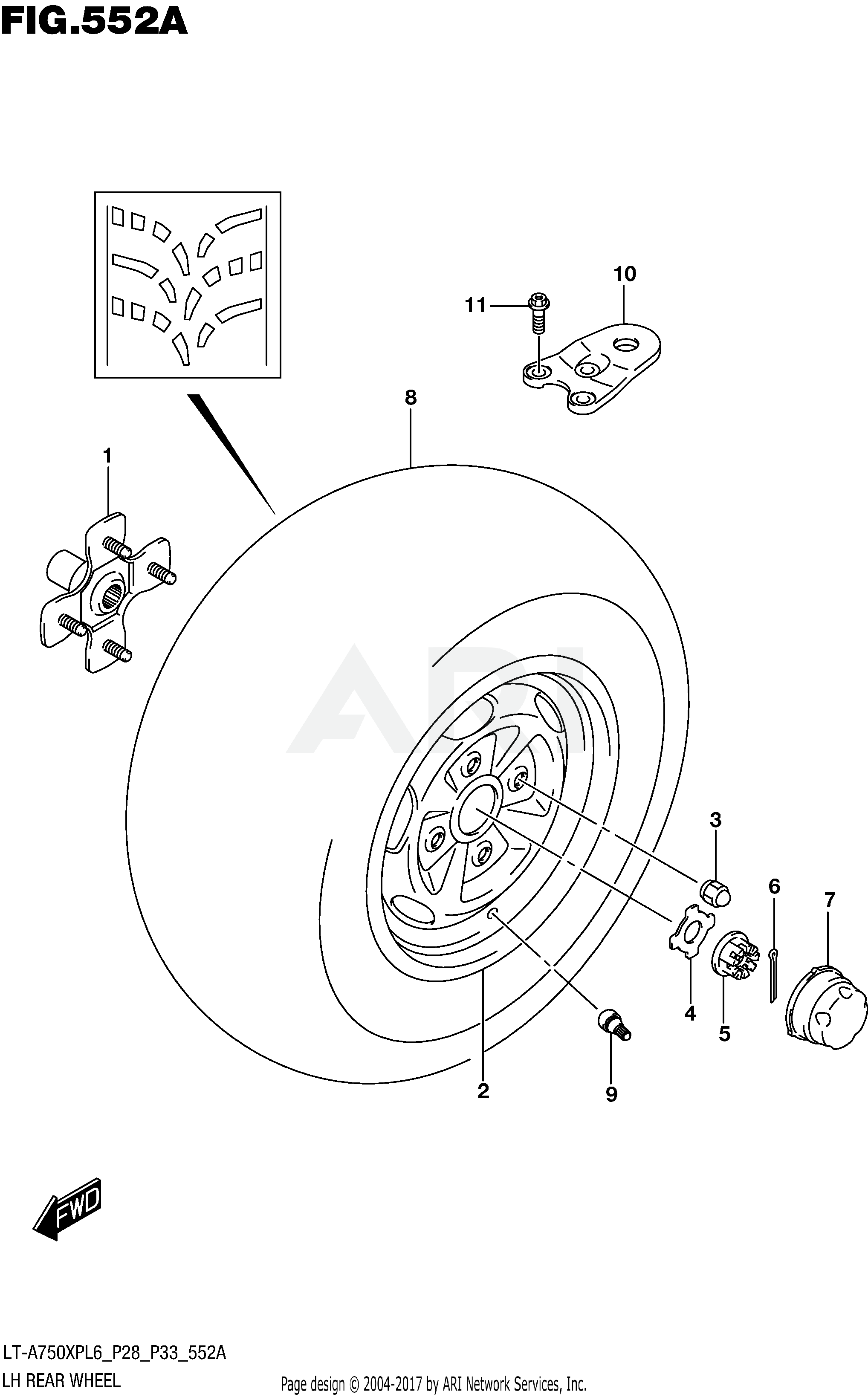 LH REAR WHEEL