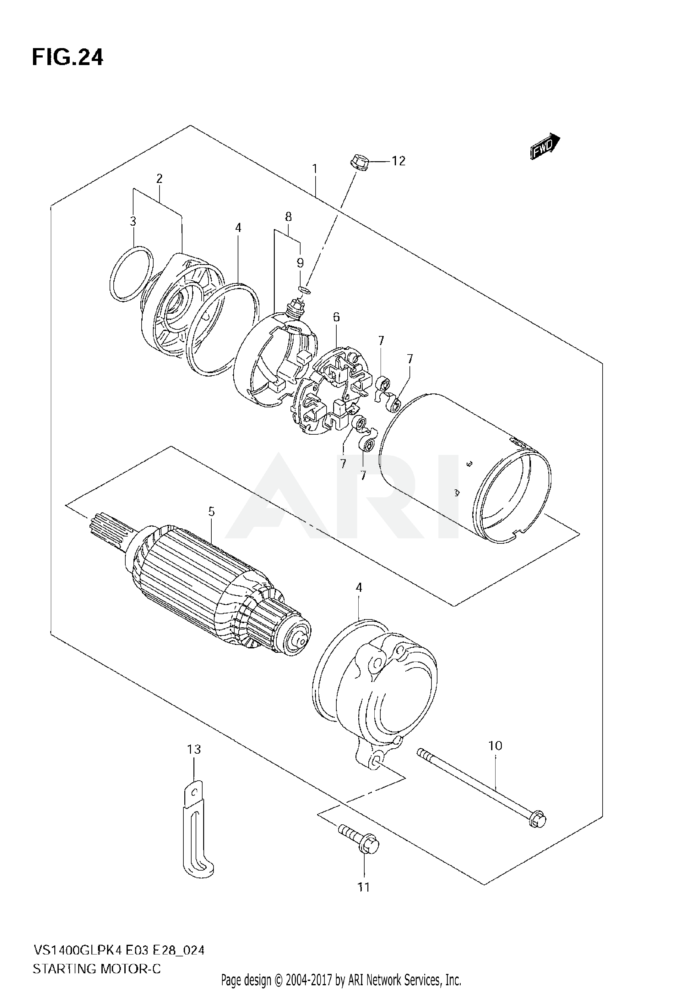 STARTING MOTOR