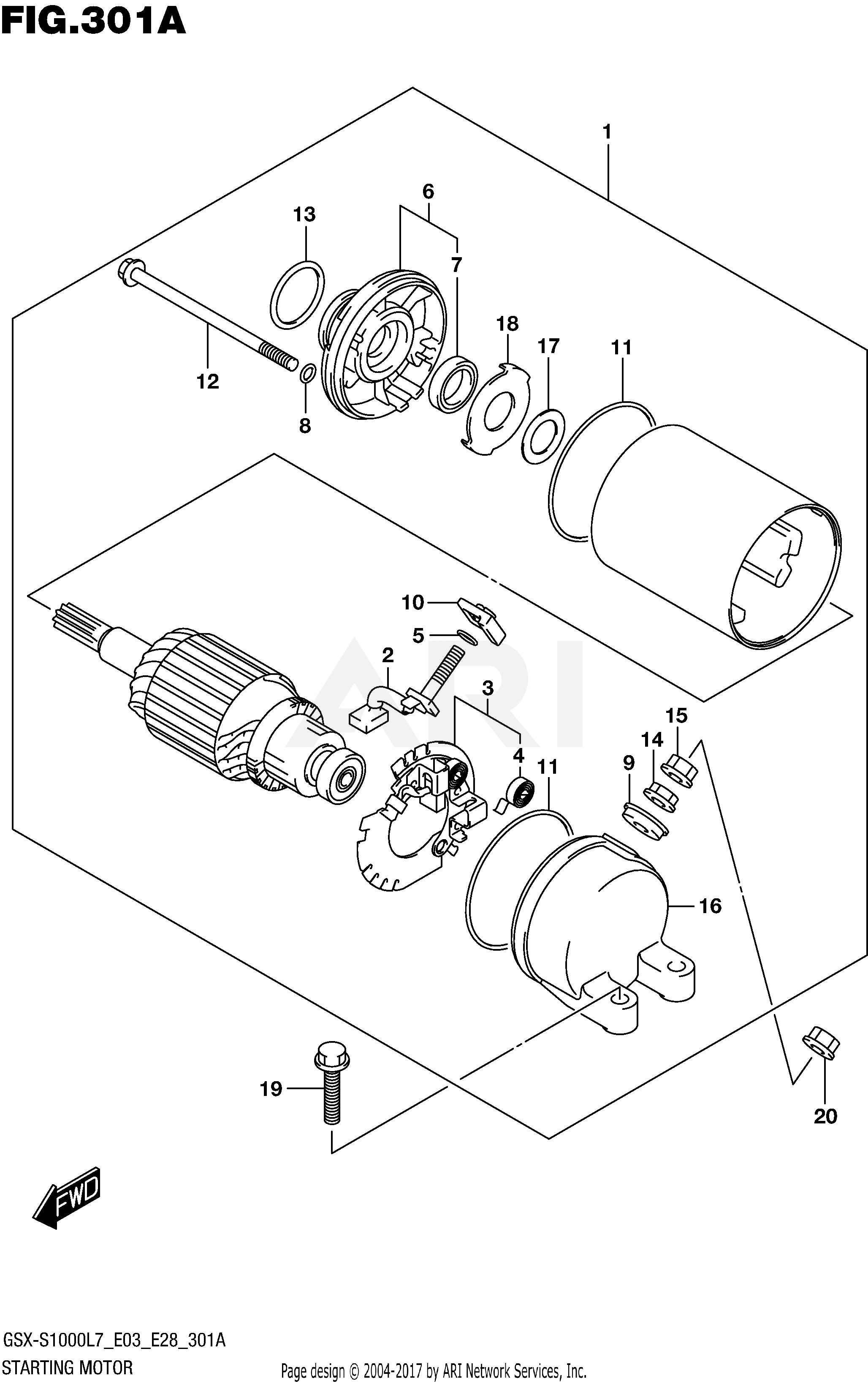 STARTING MOTOR