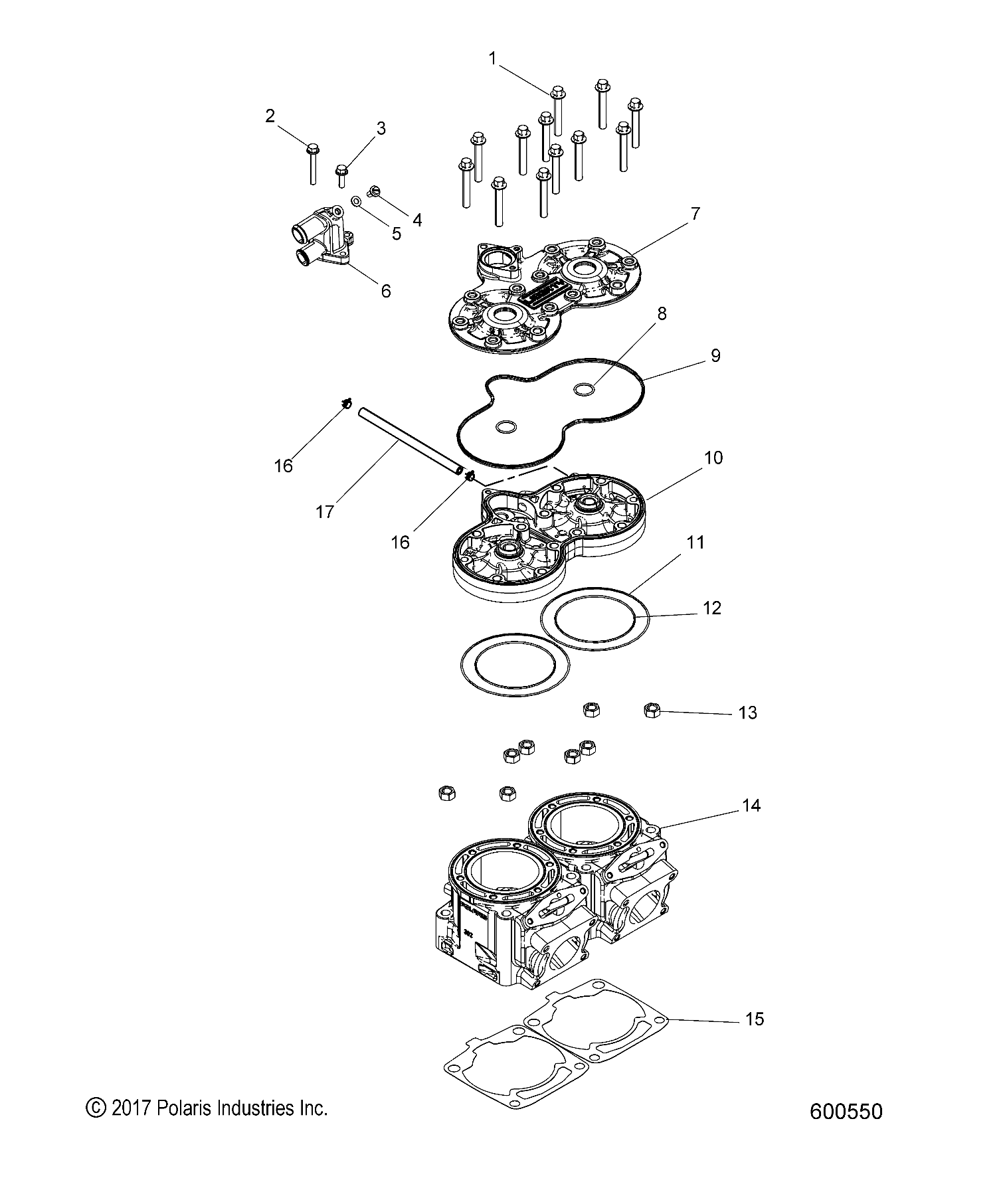 ENGINE, CYLINDER - S20EEG6PSL (600550)