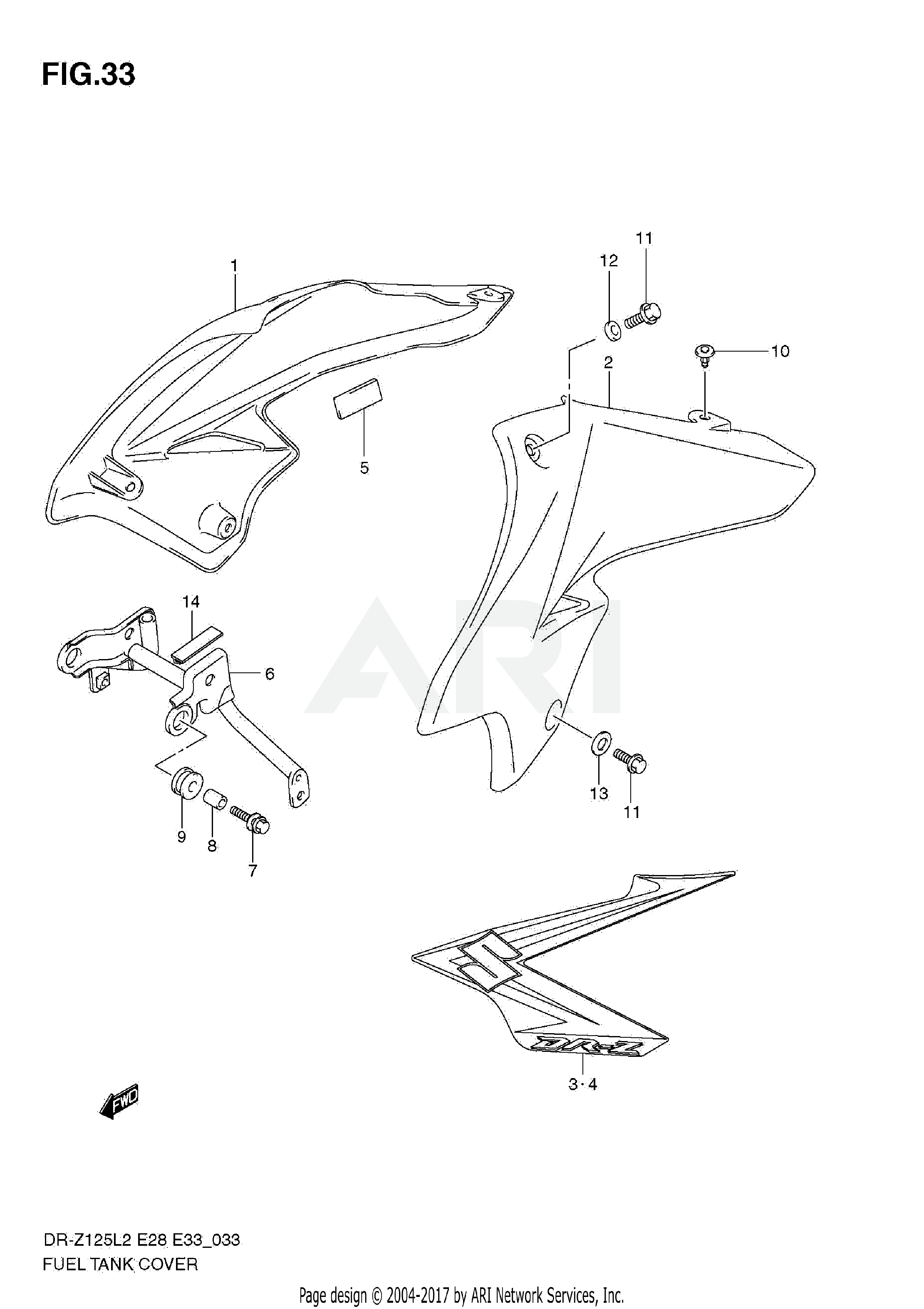 FUEL TANK COVER