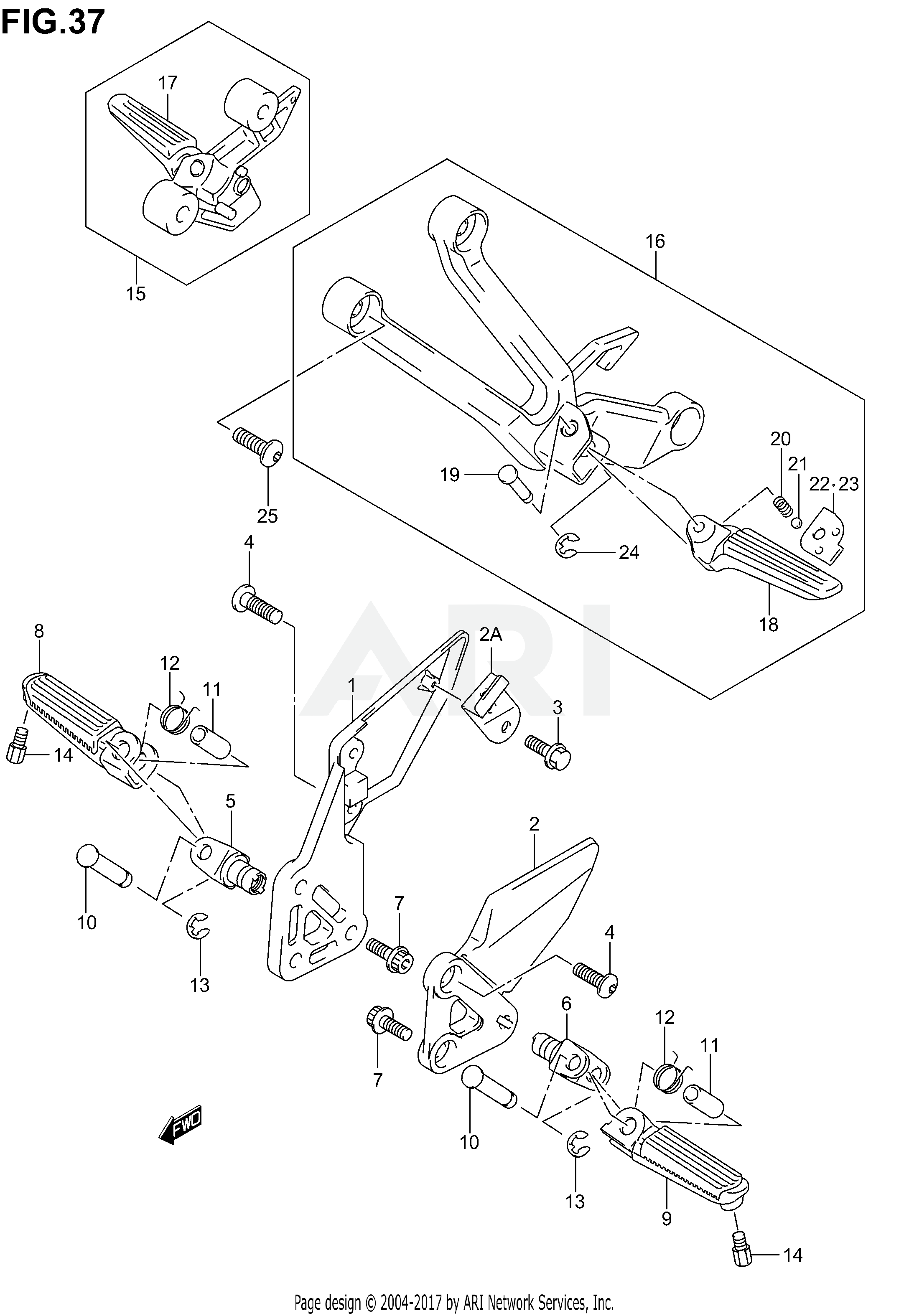 FOOTREST (SV1000SK3)