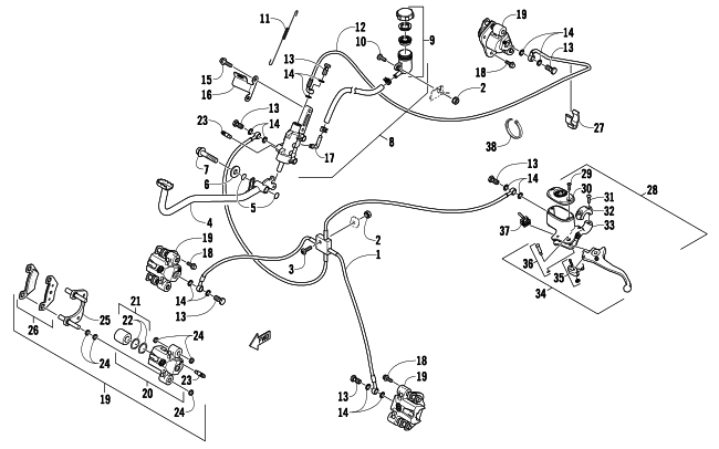 HYDRAULIC BRAKE ASSEMBLY