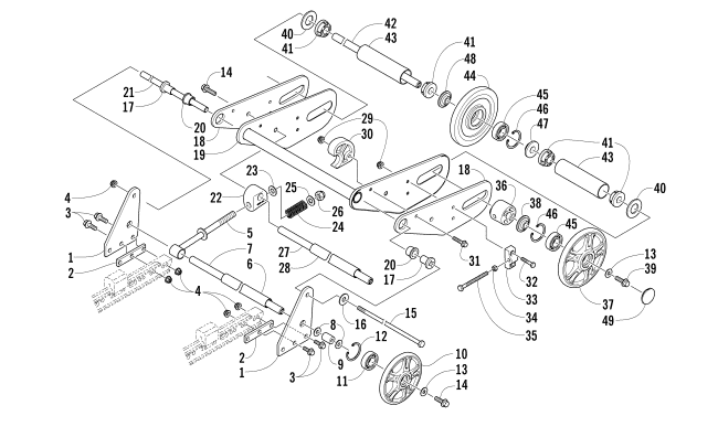 ARTICULATING SKID FRAME ASSEMBLY